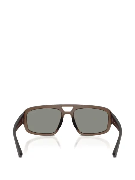 Ochelari de soare aviator Prada Linea Rossa maro