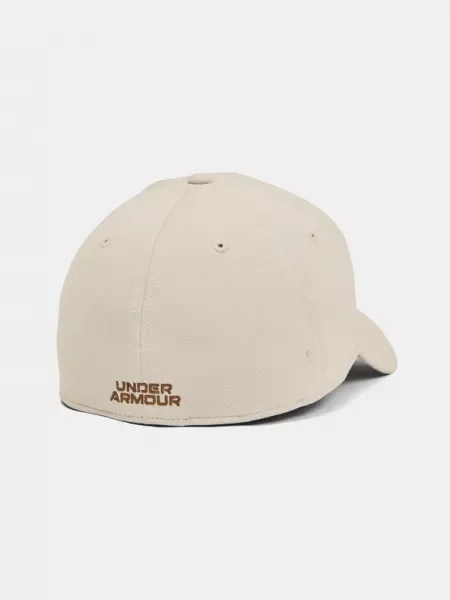 Шапка с козирка Under Armour с апликация бежово