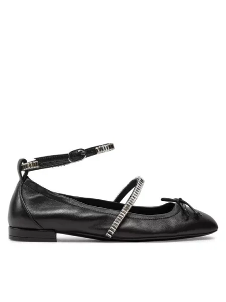 Stuart Weitzman Балетки Stefannie Balet Flat чорний