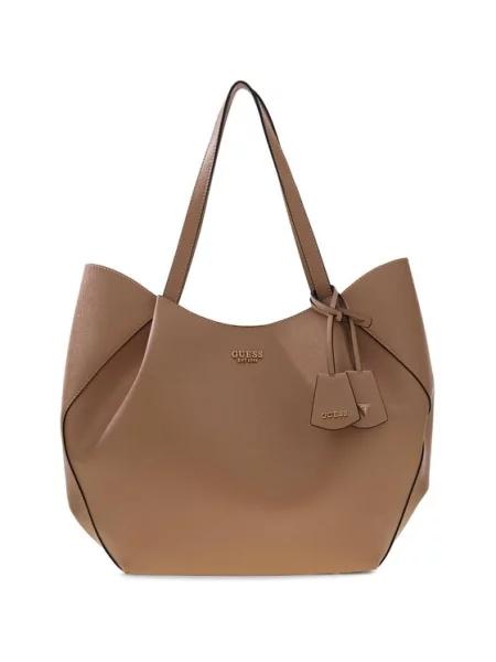 GUESS Shopper táska AMORETTE homok bézs