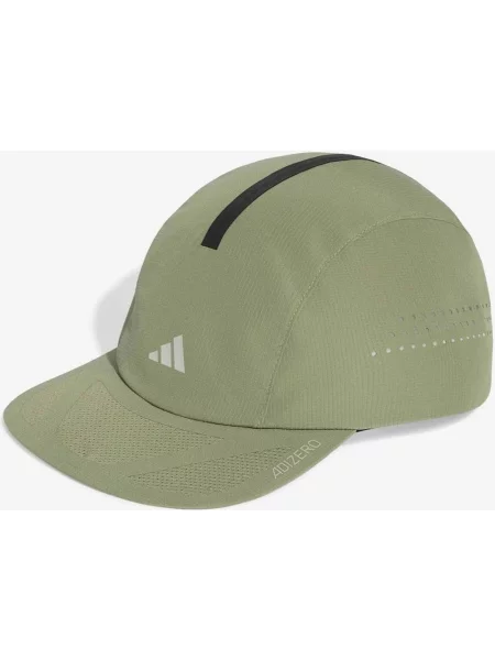 Czapka adidas Running x Adizero Lightweight CLIMACOOL zielony oliwkowy M-L czarny