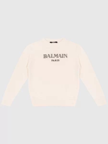 Детский свитер Balmain бежевый