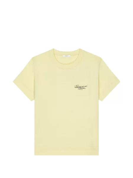 Tricou Givenchy cu imagine galben