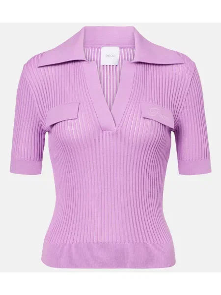 Polo Patou tricotate violet