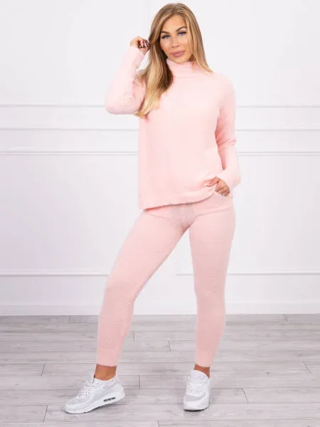 Pulover Kesi din lână alpaca roz