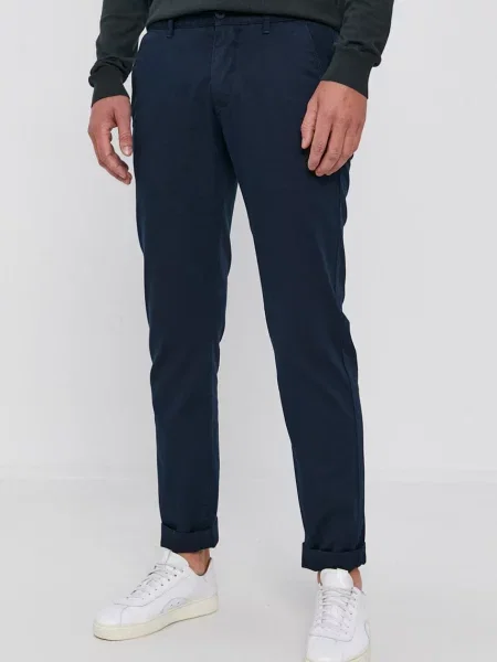 Kalhoty Marc O'Polo tmavomodrá ve střihu chinos