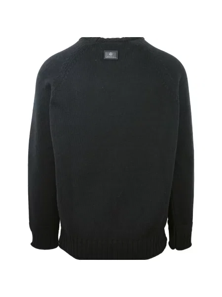 Sweter Carlo Colucci klasyczny czarny