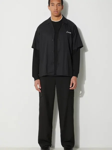 Μπλούζα με μακριά μανίκια Carhartt WIP μαύρο