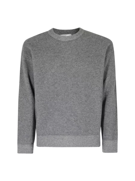 Sweter Roberto Collina wełniany szary