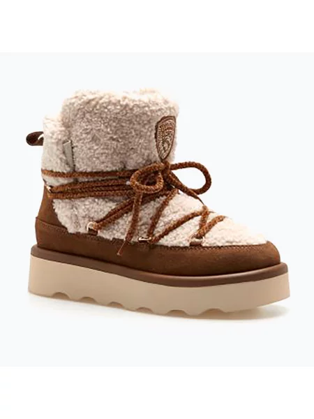 Ghete pentru femei Blauer USA cream/brown maro