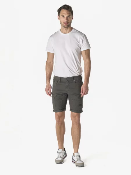 KOROSHI Pantaloni eleganți închis gri