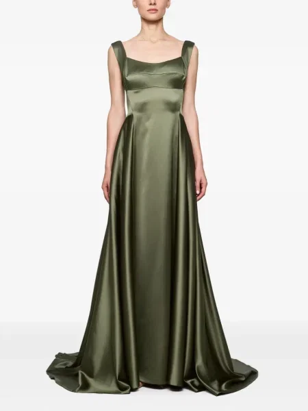Rochie Atu Body Couture din satin verde
