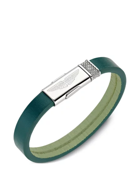 Reversibil brăţară Aston Martin din piele verde