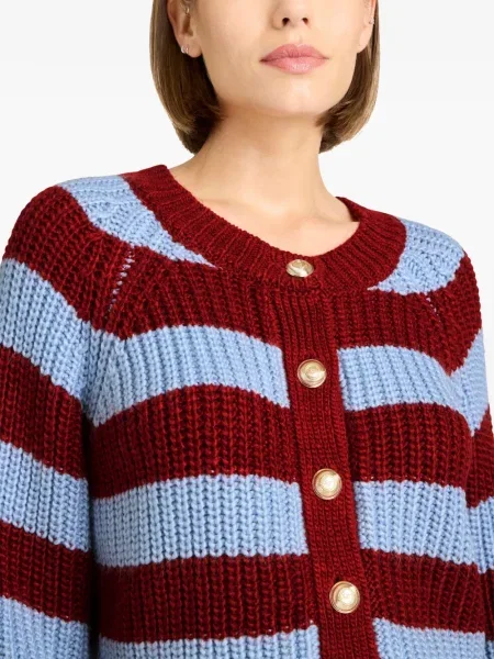 Cardigan Cinq A Sept cu dungi albastru