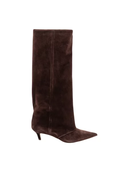 Botki Steve Madden zamszowe brązowe