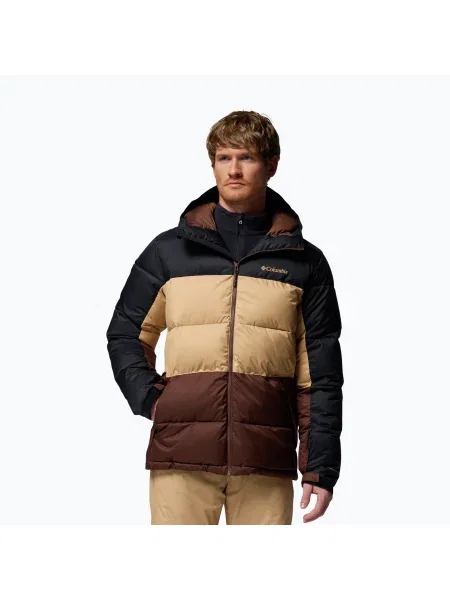 Geacă de schi pentru bărbați Columbia Slope Style black/canoe/tobacco negru