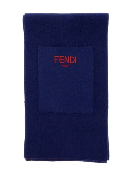 Szal dziecięca Fendi niebieska