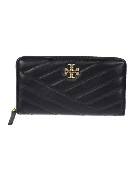 Portfel Tory Burch skórzany pikowany czarny