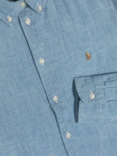 Koszulka polo dziecięca Polo Ralph Lauren niebieska