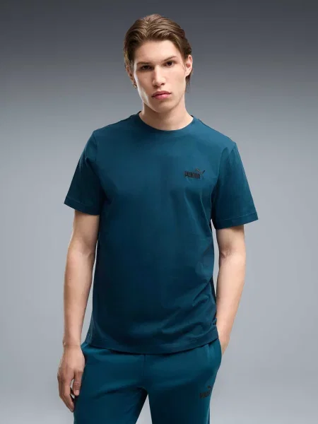 Футболка Puma с лого синяя