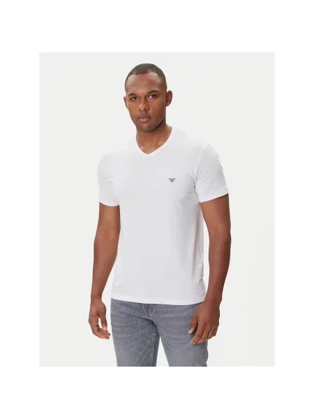 Emporio Armani Majica Comfort Fit bela