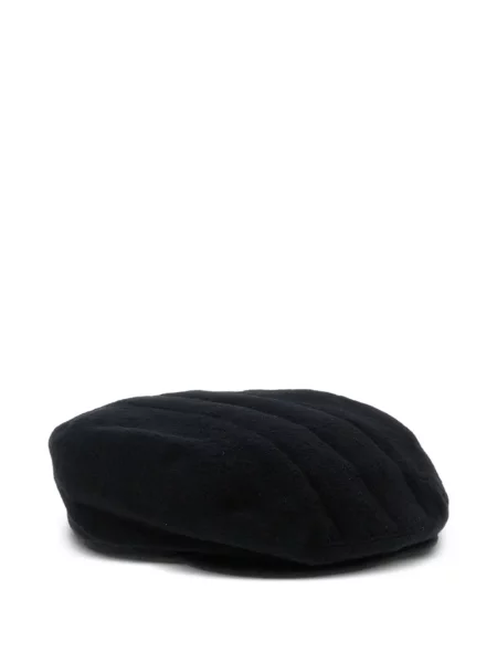 Prošívaný lov čepice Yohji Yamamoto černý