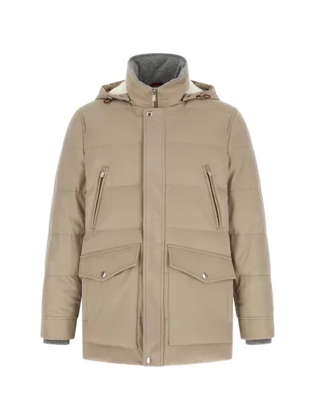Geacă parka Brunello Cucinelli cu glugă