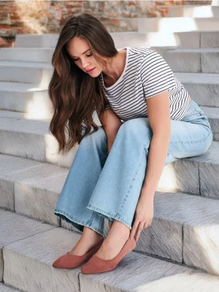 Балетки рожевувато-ліловий