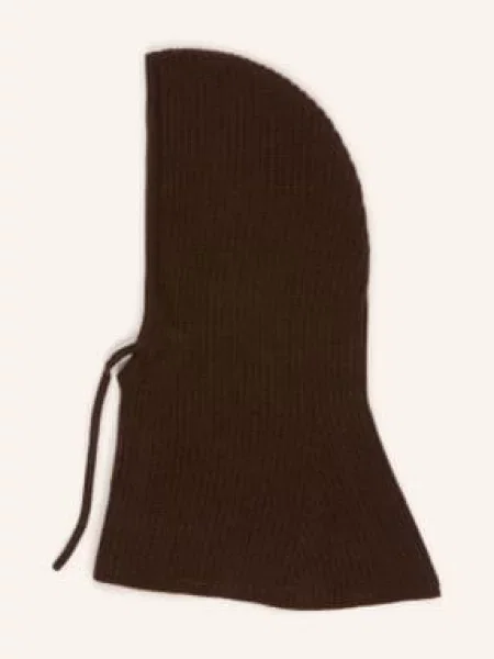 Darling Harbour Čepice S Kašmírem dark brown hnědý