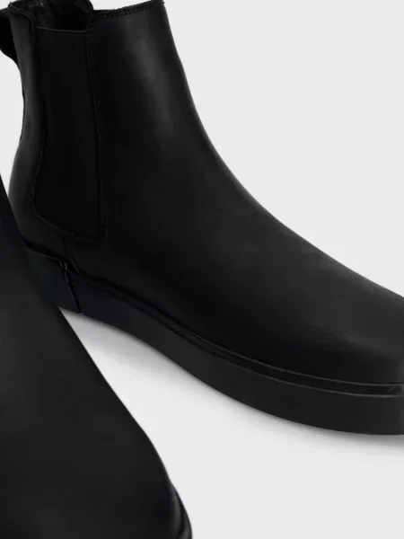 Кожаные ботинки челси Calvin Klein черные