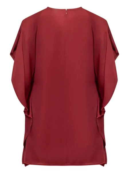 Rochie mini Stella Mccartney din jerseu de costum roșu