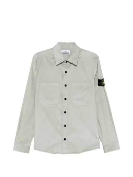 Риза Stone Island камъни зелено