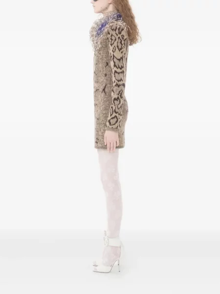 Rochie Valentino Garavani cu pene de costum