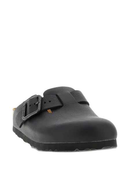 Mules Birkenstock με αγκράφα μαύρο