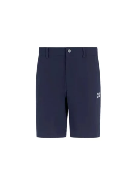 Emporio Armani Sport Mężczyzna M Szorty Bermuda z nadrukiem logo niebieski