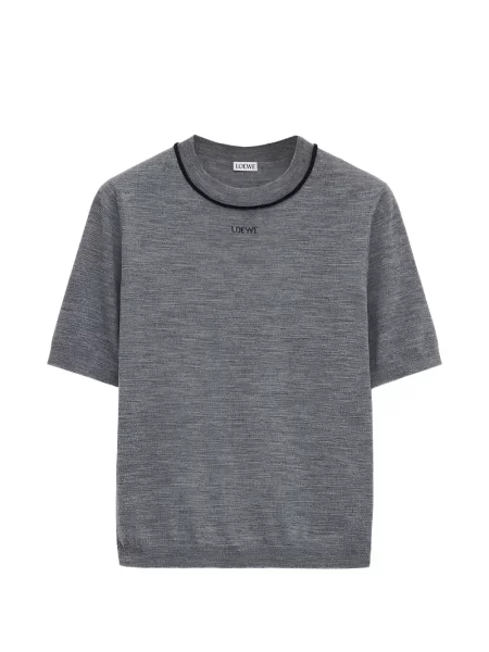Tricou Loewe tricotate cu autograf gri