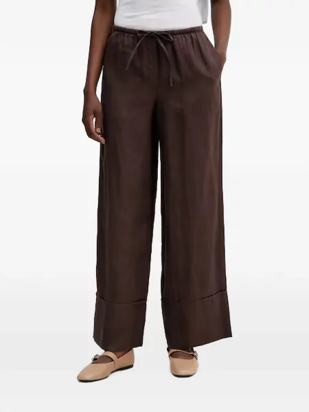Pantaloni Benetton de in cu cordon maro