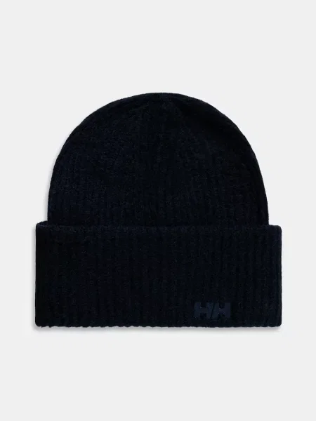 Helly Hansen căciulă SOFT RIB BEANIE bleumarin din tricot gros