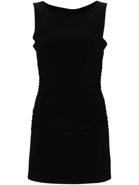Rochie fără mâneci Norma Kamali fără mâneci negru