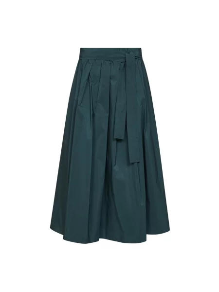 Spódnica midi Weekend Max Mara z alpaki zielona