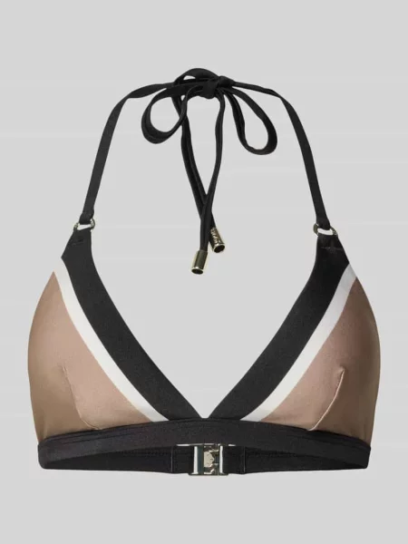 Góra bikini w stylu color blocking Joop! Collection czarne