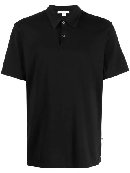 Polo James Perse din jerseu negru