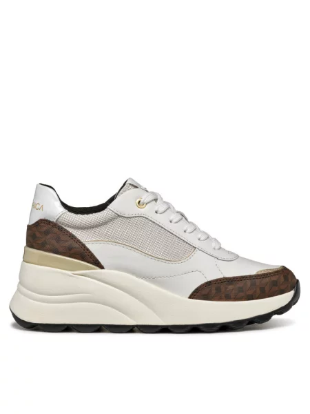 Sneakersy Geox białe