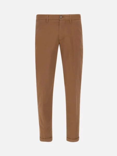 Pantaloni chino Re-hash maro