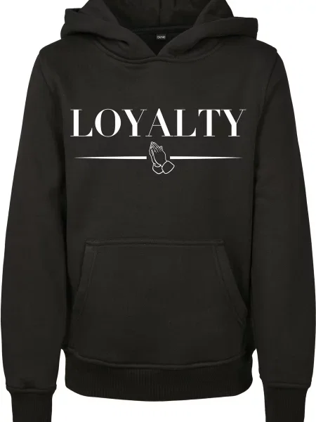 Mister Tee Sweater majica Loyalty crna bijela
