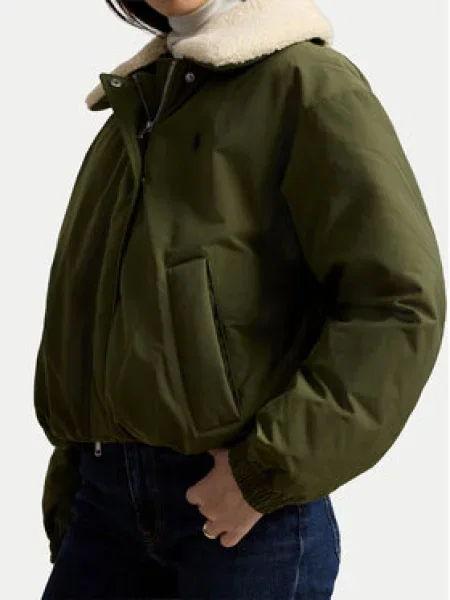 Vatovaná bunda Polo Ralph Lauren zelená
