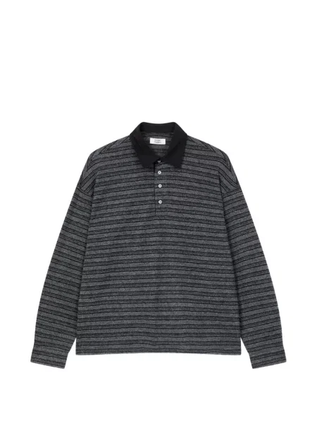 Lung tricou polo Tomboy gri