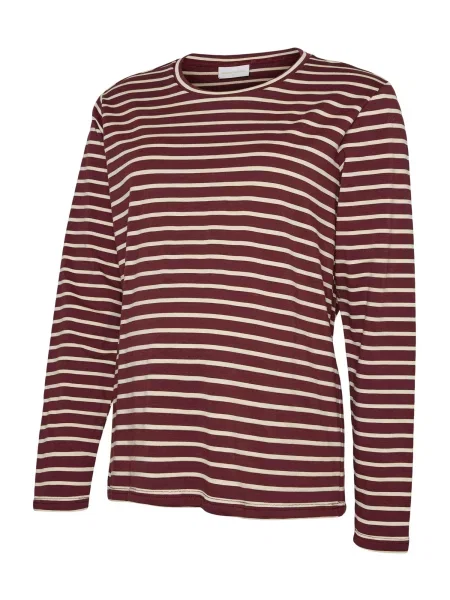 MAMALICIOUS Tricou MLAMILA VITA / roșu vin bej