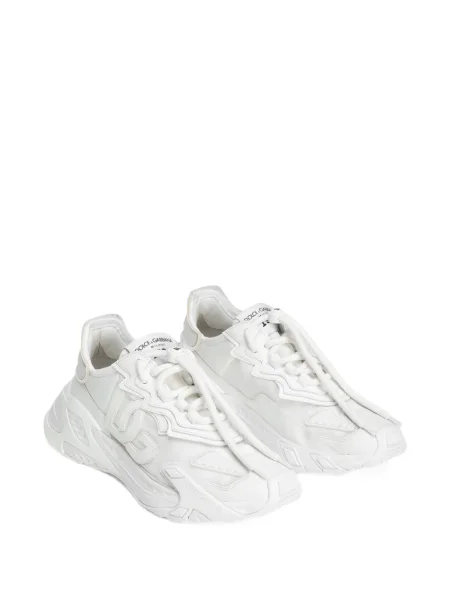 Sneakerși Dolce & Gabbana cu broderie alb