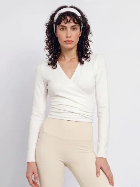 Mandala Jerseyová Bunda bílá